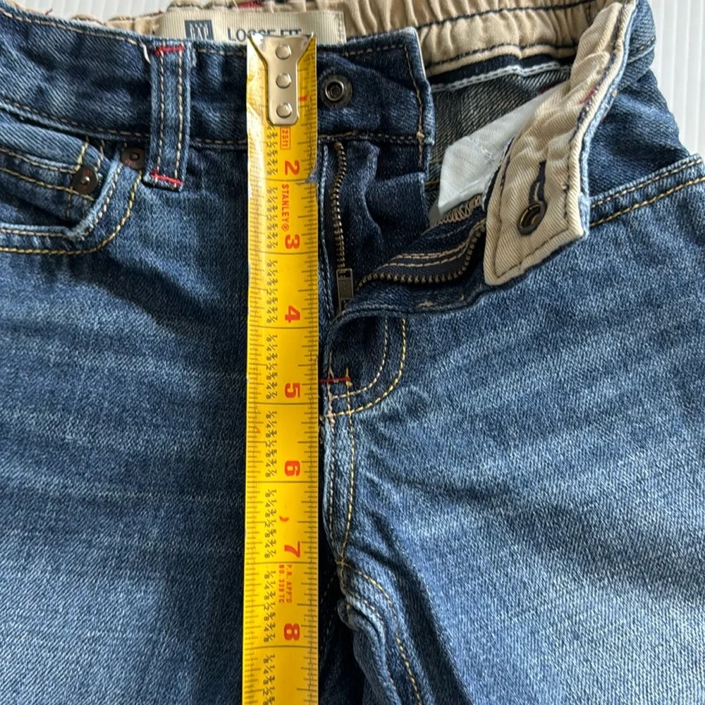 Baby Gap loose fit, 100% cotton blue jeans, size 2T